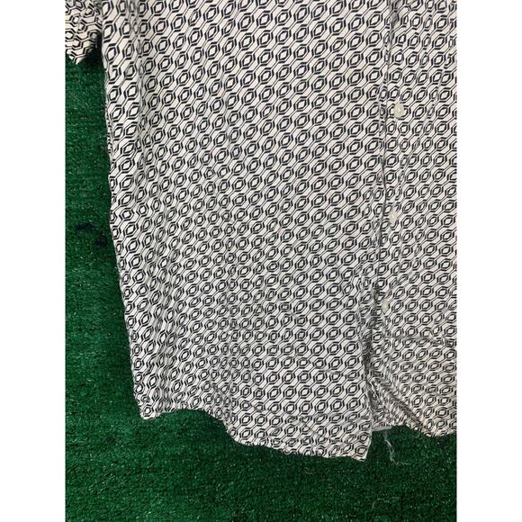 Denim & Flower Ricky Singh Short Sleeve Button Down Shirt Men's Size L Casual - Picture 8 of 16